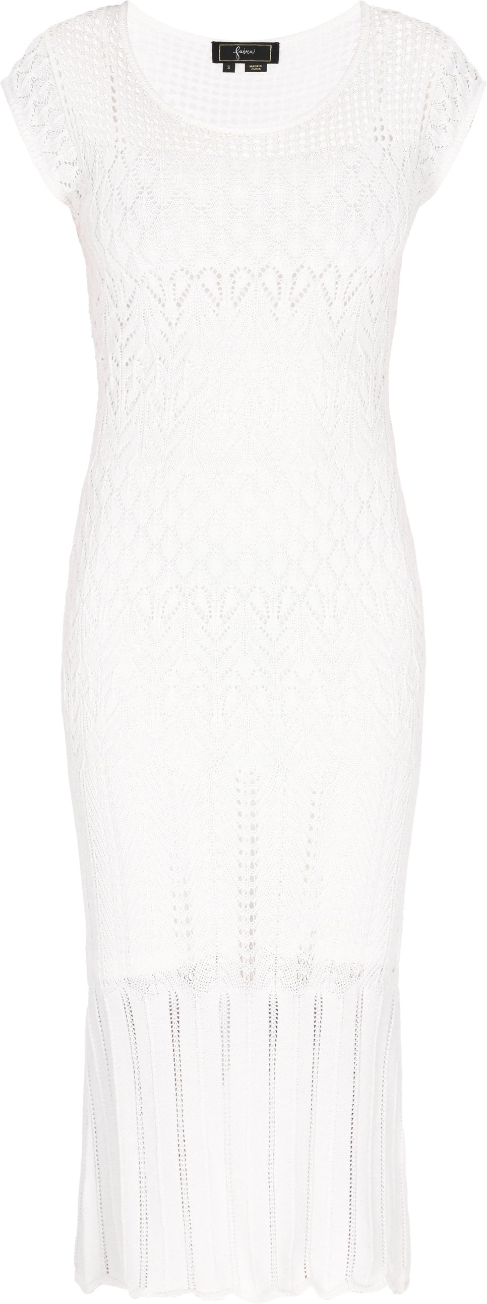 Faina Kleid Frauen cremefarben