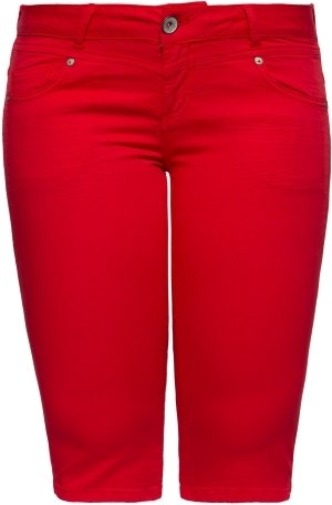 Amor, Truth & Trust Damen Slim Fit Caprihose Zoe Fiery Red