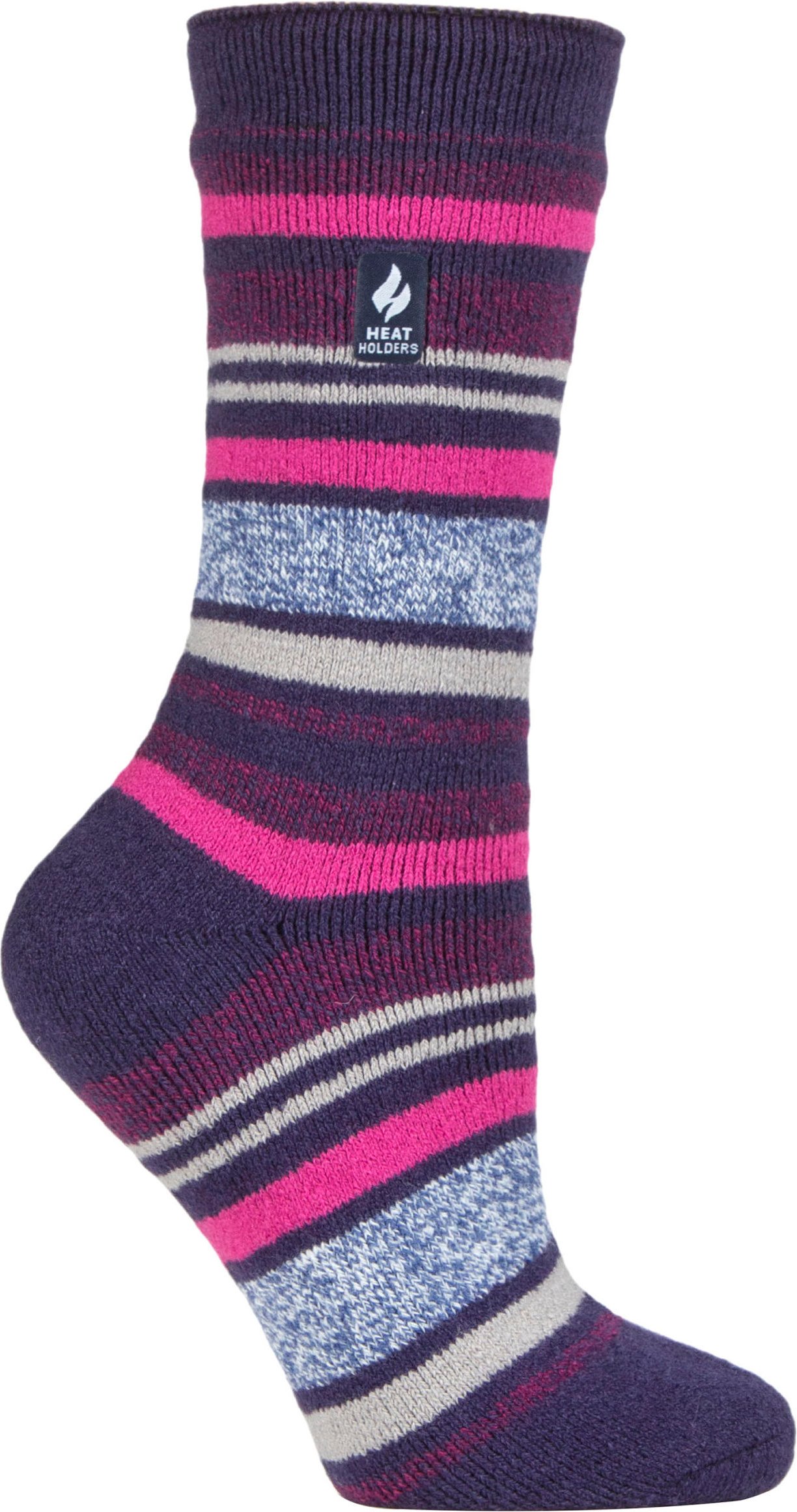 Heat Holders Lite - Isolierte Thermosocken für Damen | Mehrere Designs einschließlich Argyle Streifen Herzen Sterne | Wa...