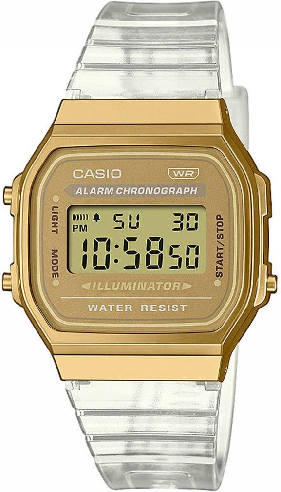 Casio Kollektion Vintage Damen Transparent Uhr A168XESG-9AEF