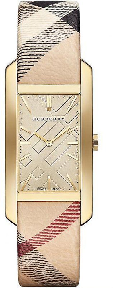 Burberry BU9407 25mm Goldgehäuse Leder Damenuhr
