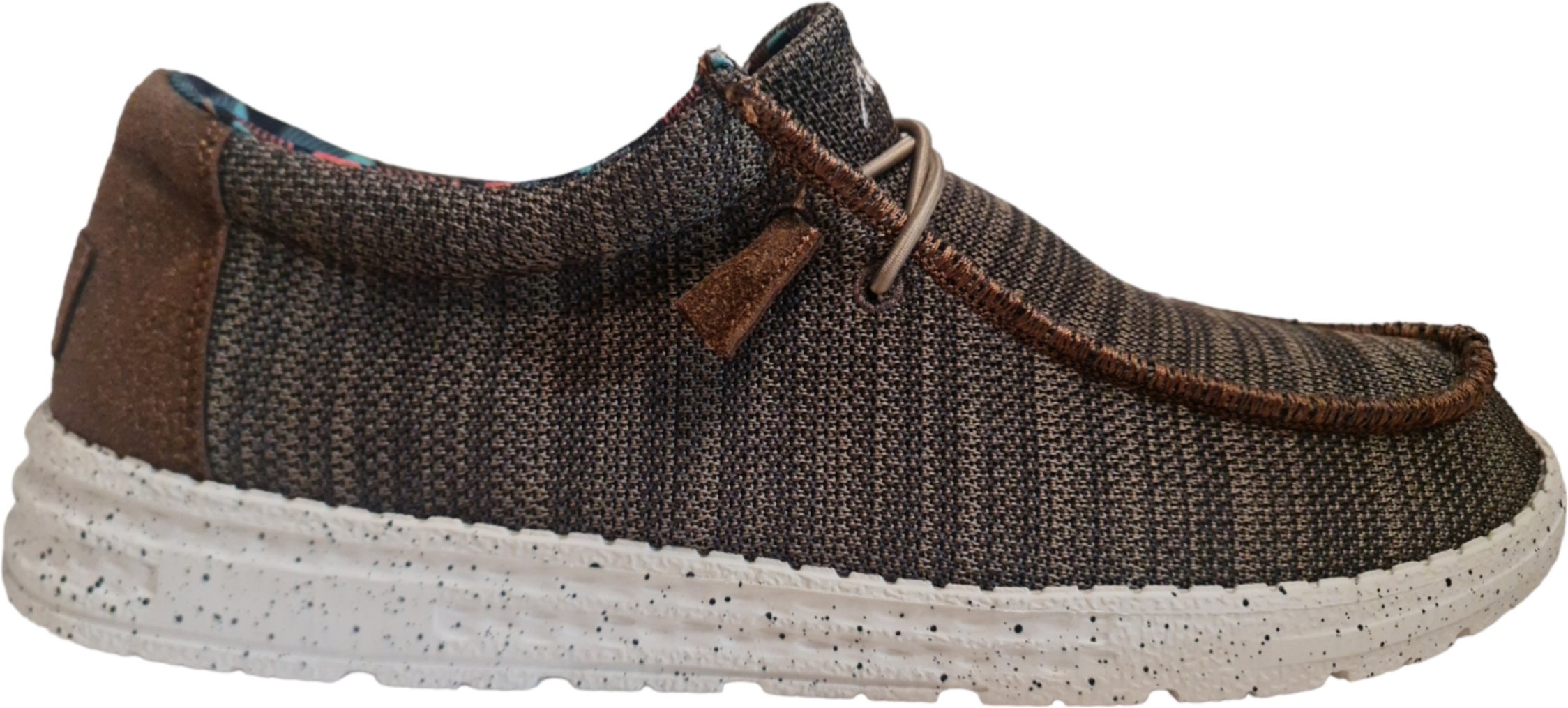 Man's Mokassin Schuh Newone Farbe Grün