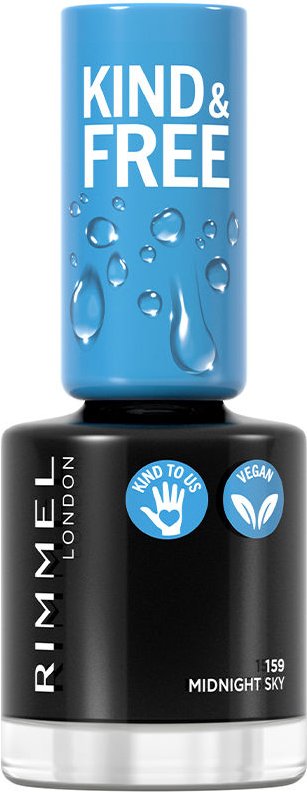 Thumbnail - Kind & Free Nail Polish #159-midnight Sky 8 ml