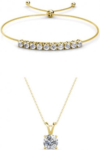 Vernice Stone Crystal Mia Set - Gold und Kristall