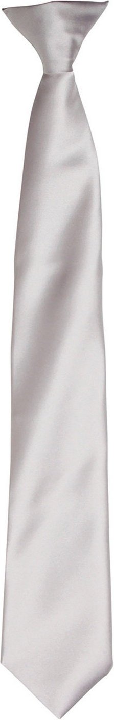 Premier - Krawatte für Herren/Damen Unisex (Silber)