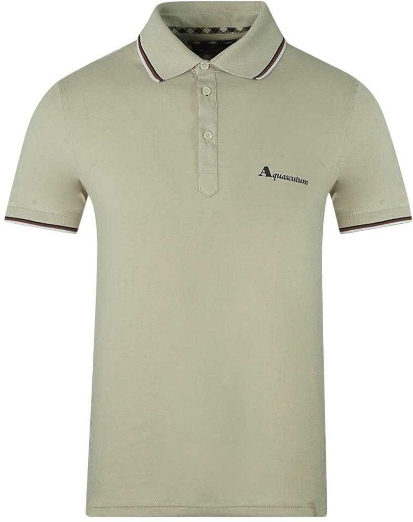 Aquascutum - Poloshirt für Herren/Damen Unisex (Beige)