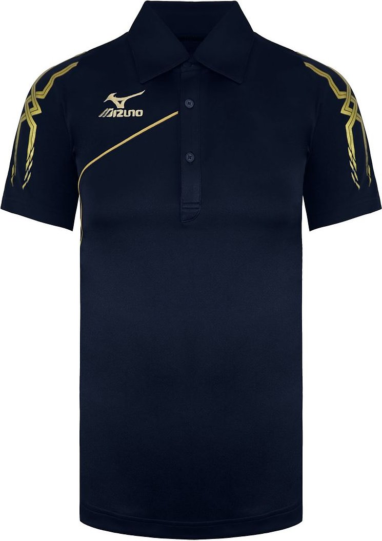 Mizuno Drylite Herren Navy Polo -Hemd