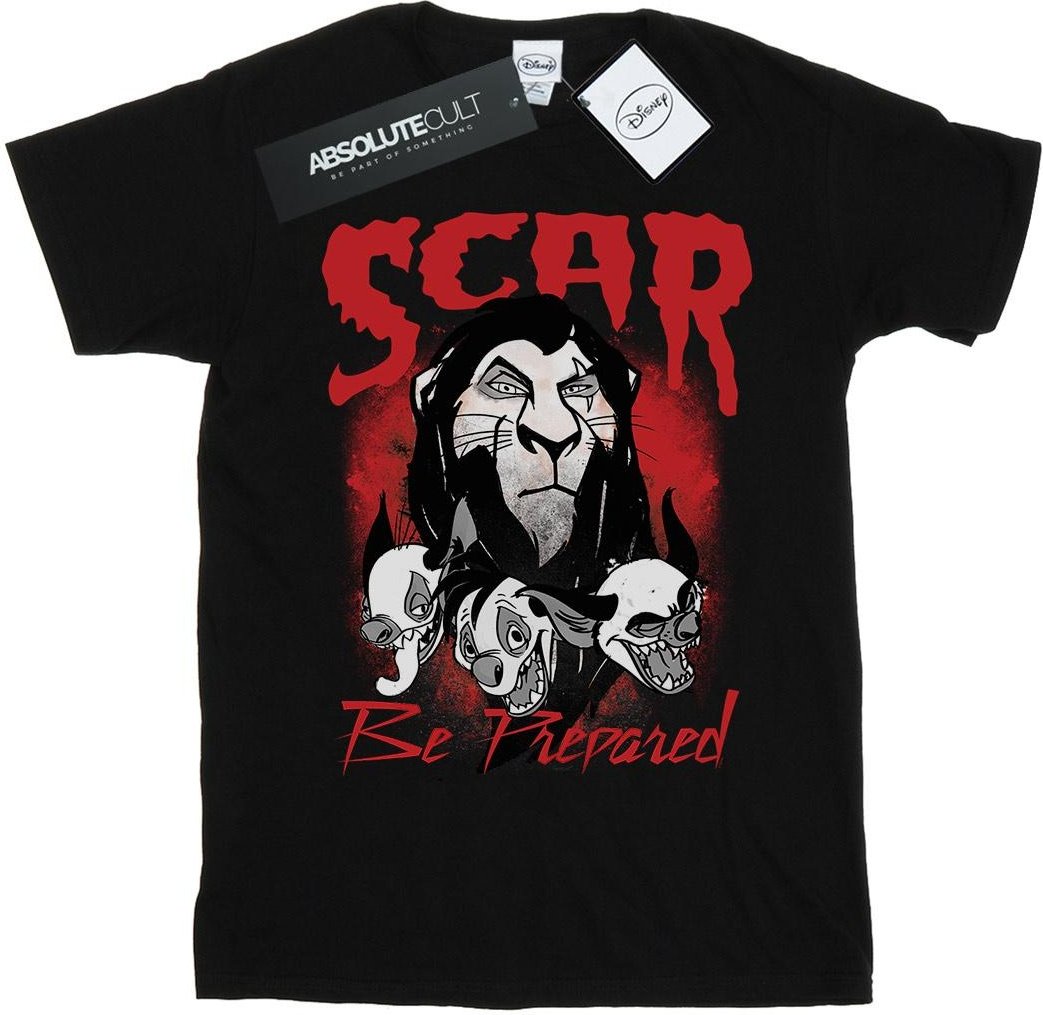 Disney - "The Lion King Be Prepared" T-Shirt für Herren (Schwarz)