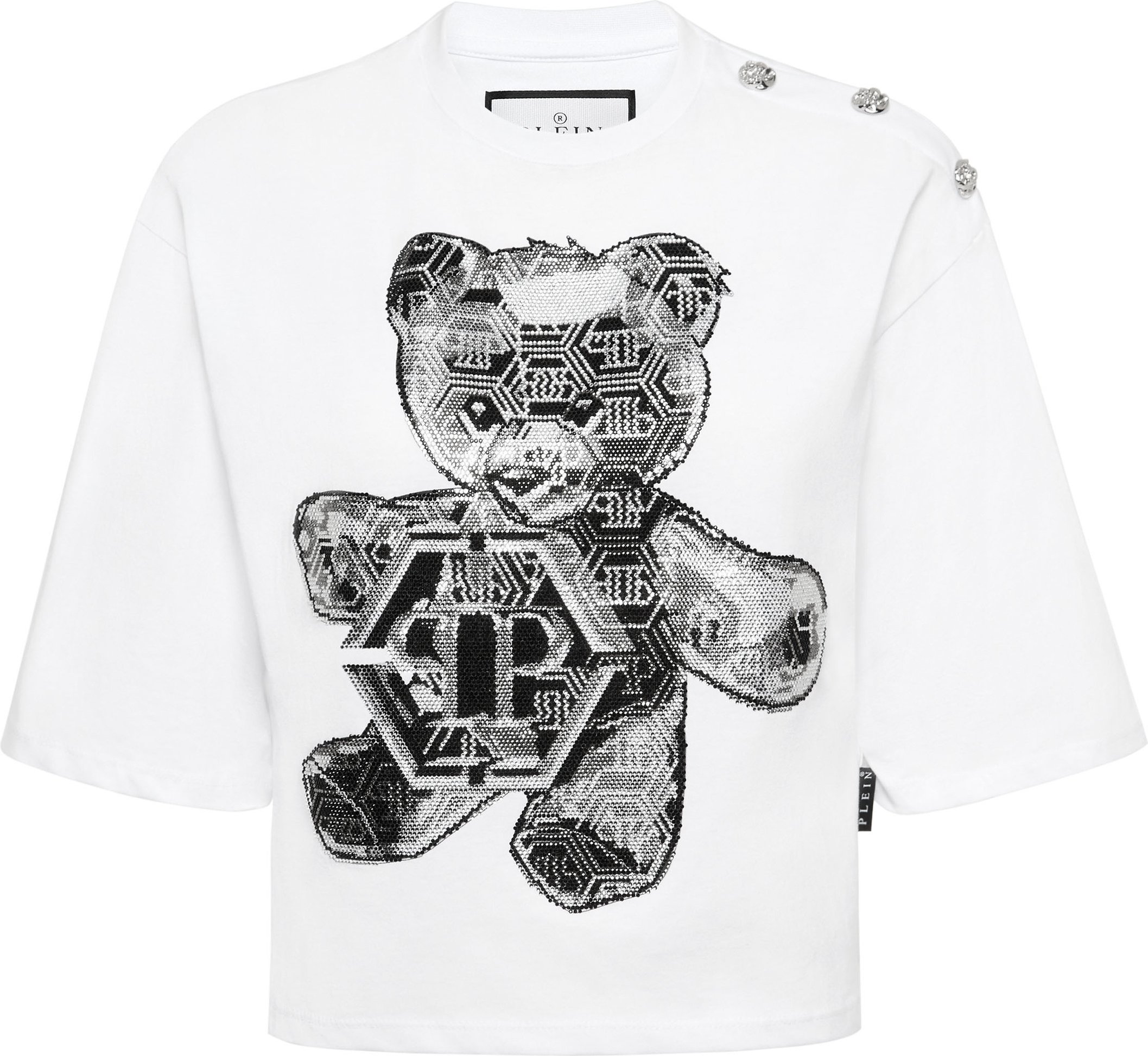 T-Shirt Rundhalsausschnitt Teddy