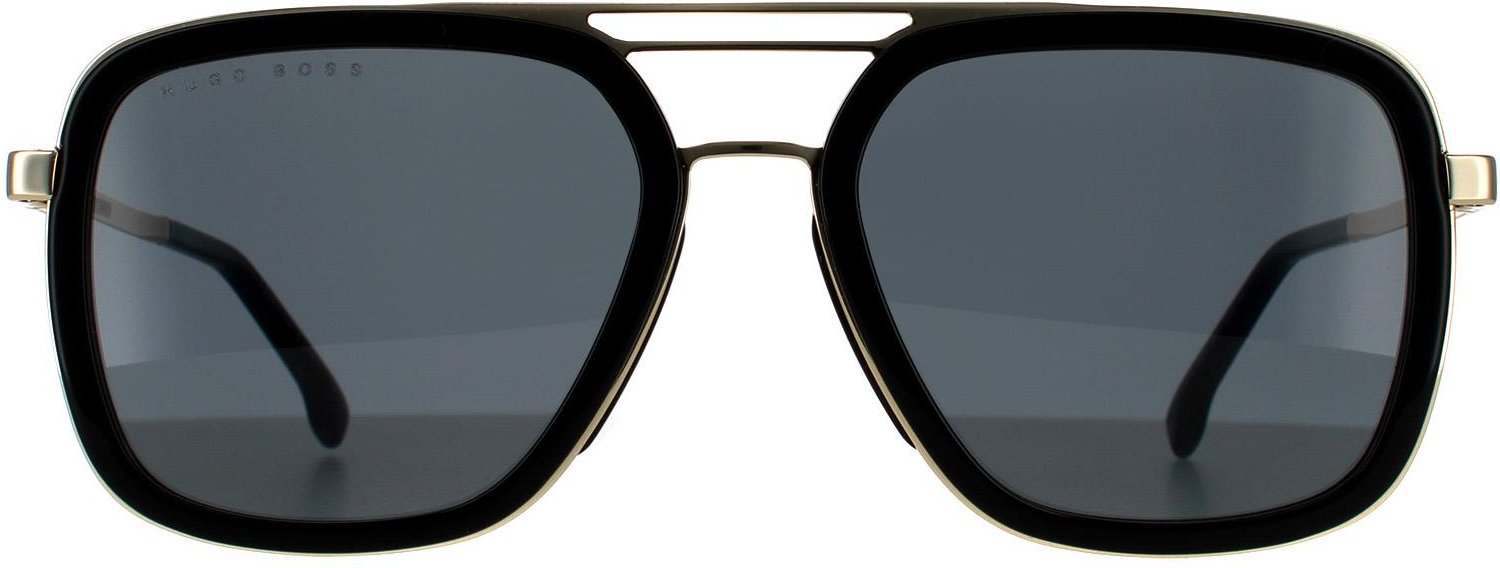 Hugo Boss Aviator Herren Schwarz Gold Grau 90041091