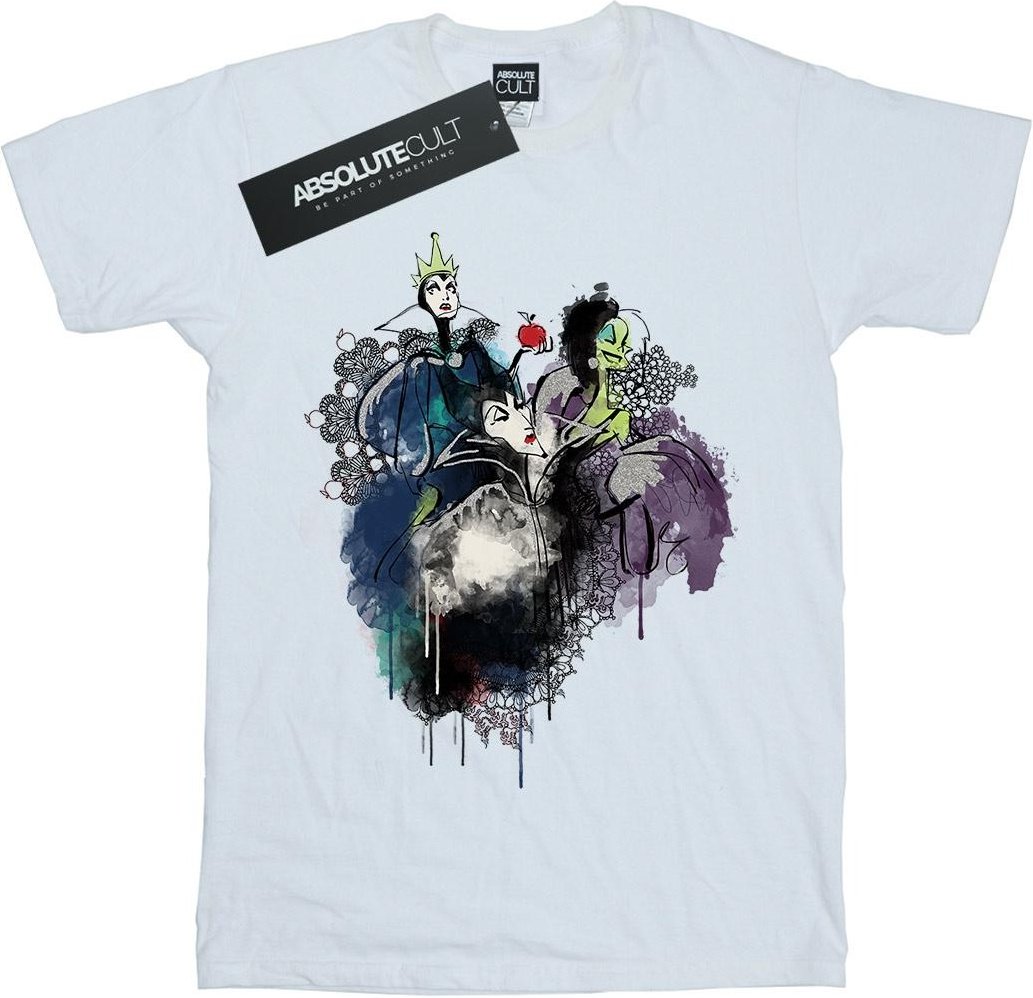 Disney - "Villains Sketch" T-Shirt für Damen (Weiß)