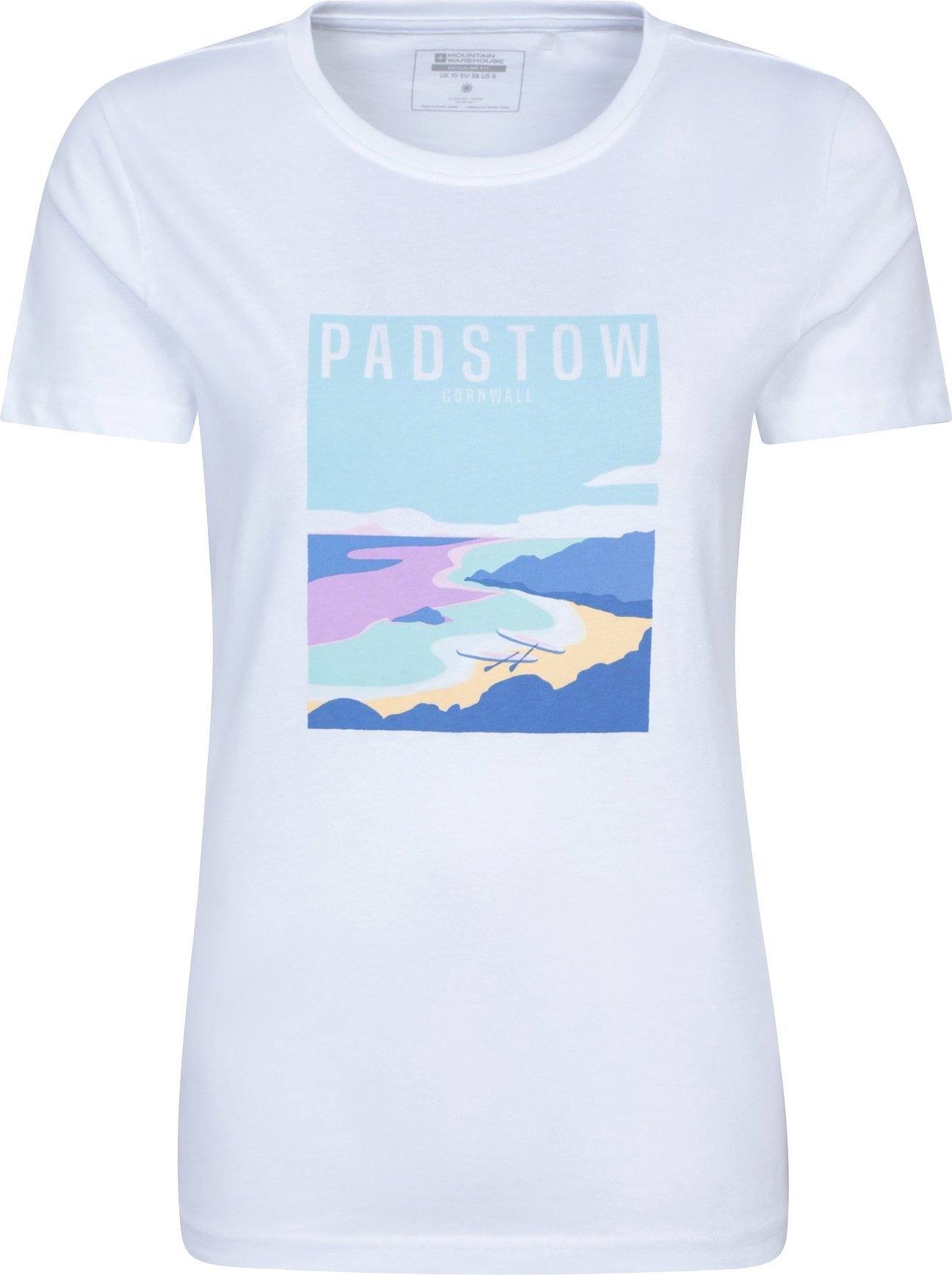 Mountain Warehouse - "Padstow" T-Shirt für Damen kurzärmlig (Weiß)
