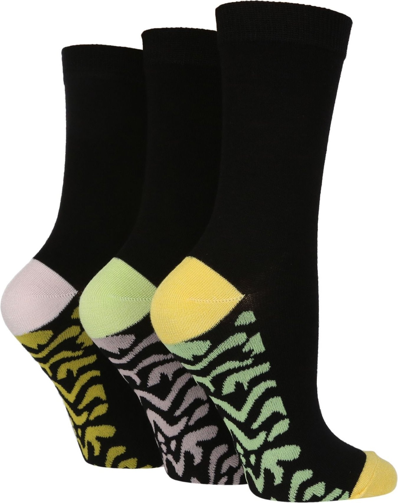 3er-Pack Damen Einfarbige Bambussocken für den Sommer