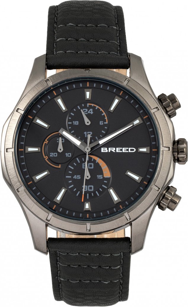 Breed Lacroix Chronograph Lederarmbanduhr