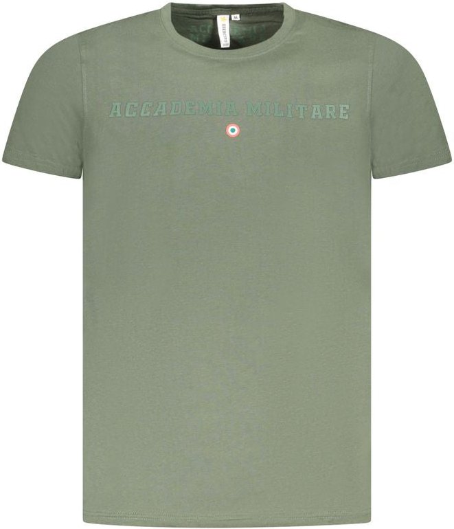 Accademia Militare Verde Baumwoll Herren T-Shirt