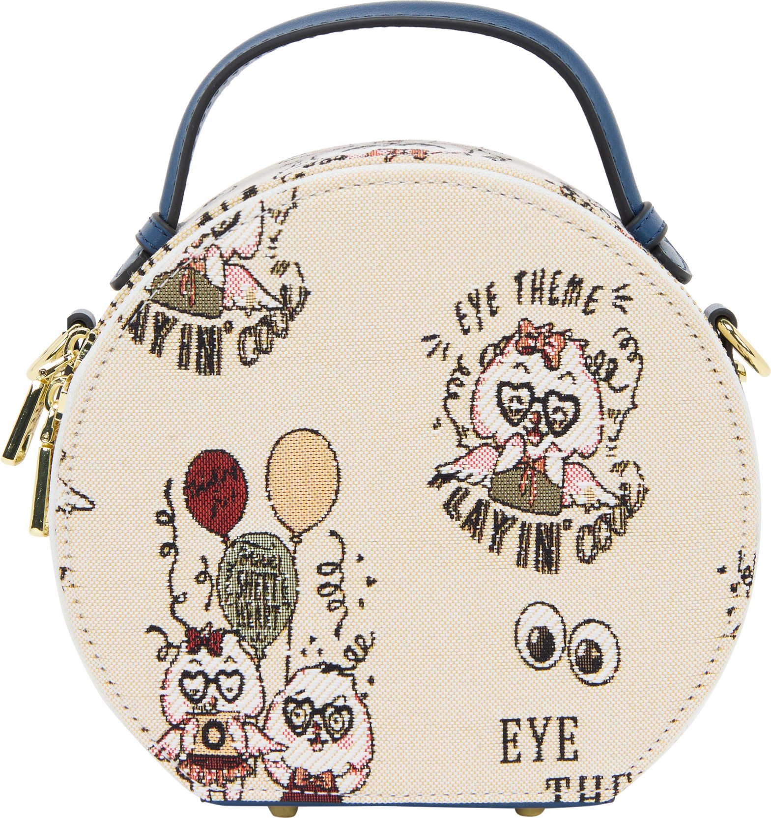 Mymo Schulranzen Schulranzen Frauen weiß blau