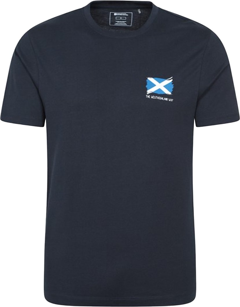 Mountain Warehouse - "West Highlands" T-Shirt für Herren kurzärmlig (Marineblau)
