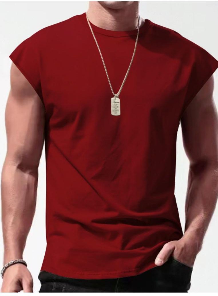 Thumbnail - Herren Rundhals-Tanktop mit CapÄrmeln in Übergrößen