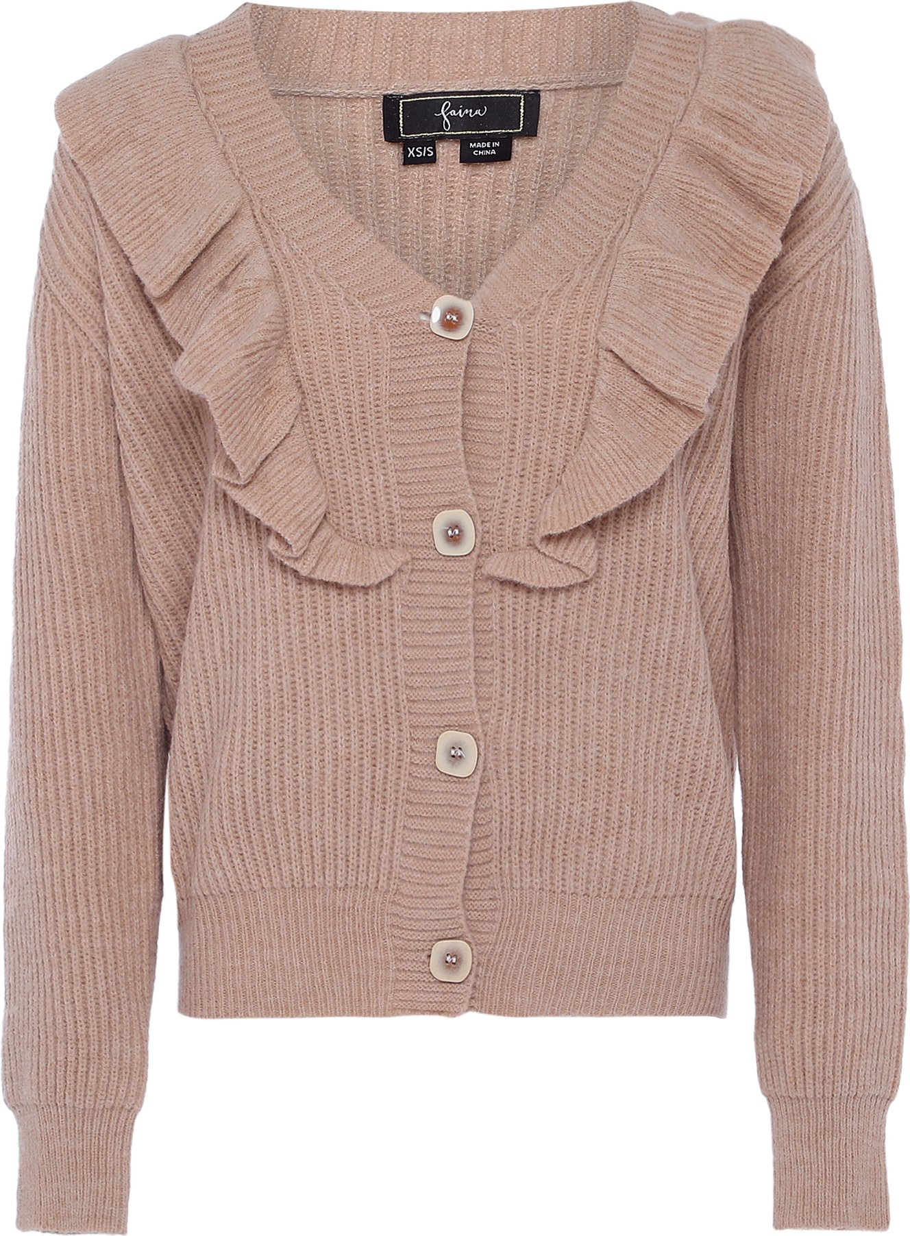Faina Strickjacke Damen Beige