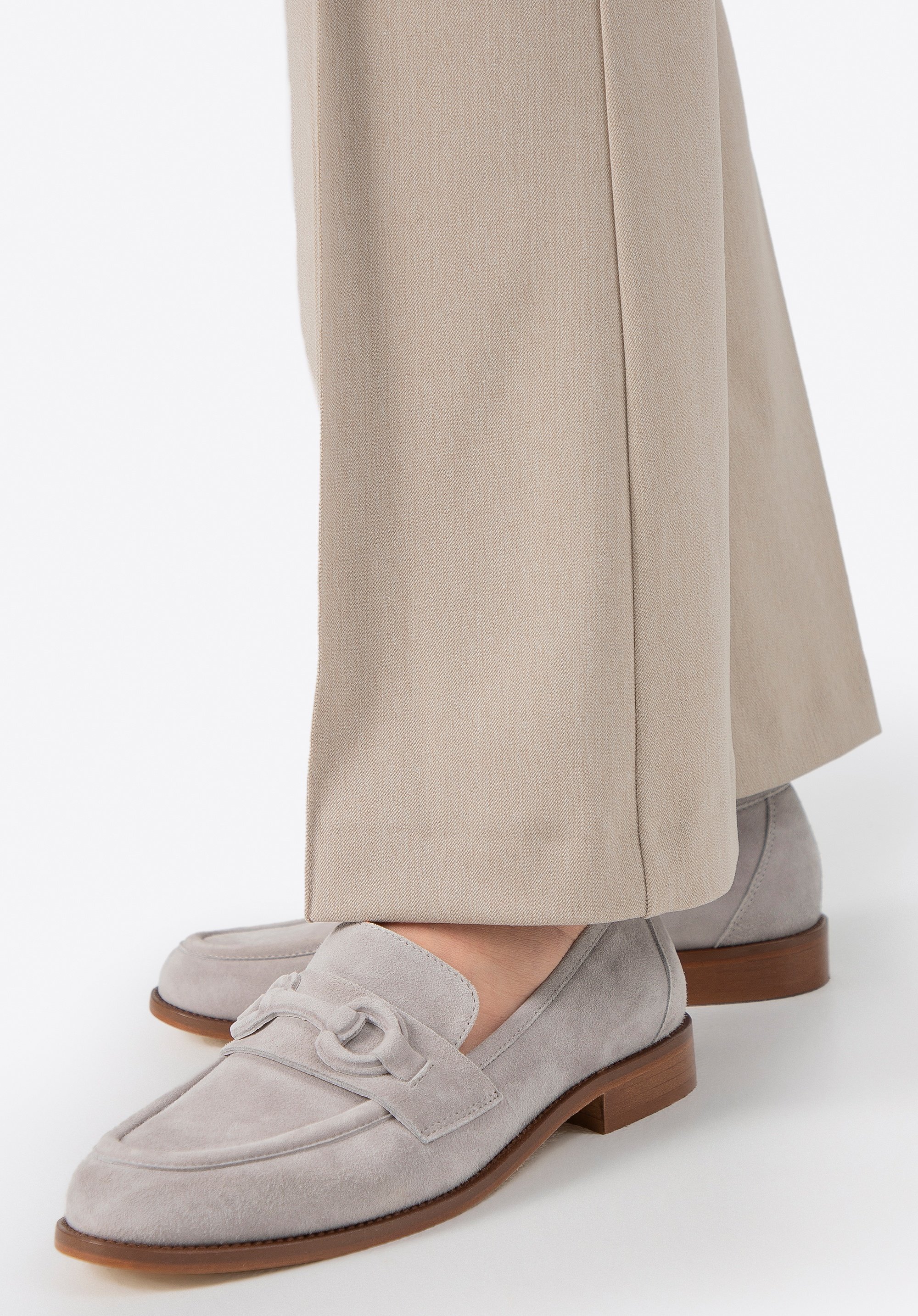 Wittchen Damen-Mokassins aus echtem Leder mit dezenter Schnalle