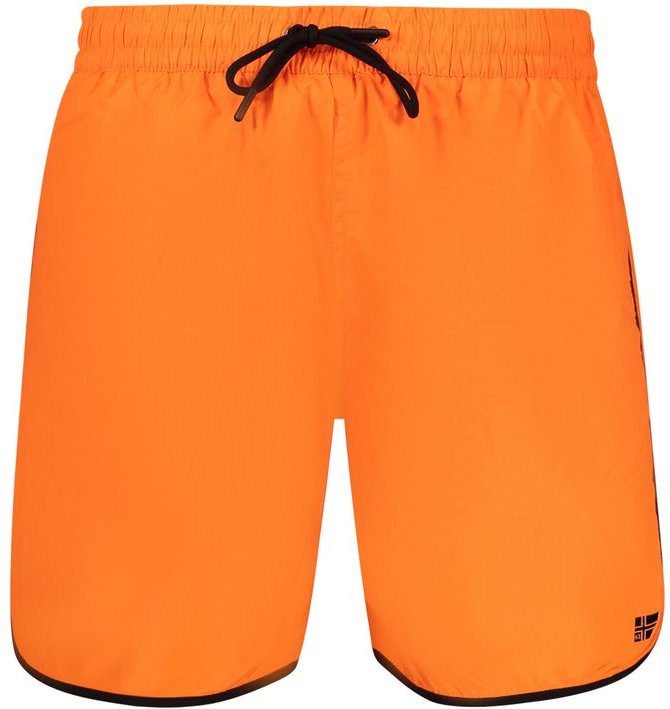 Norwegen 1963 Arancione Polyamid Herren Bade-Shorts