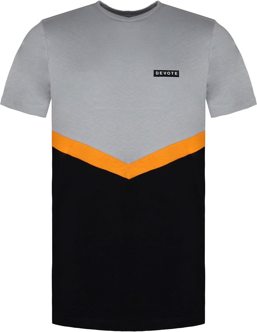 Widmen Sie London Bruno Mens Orange/Black T-Shirt