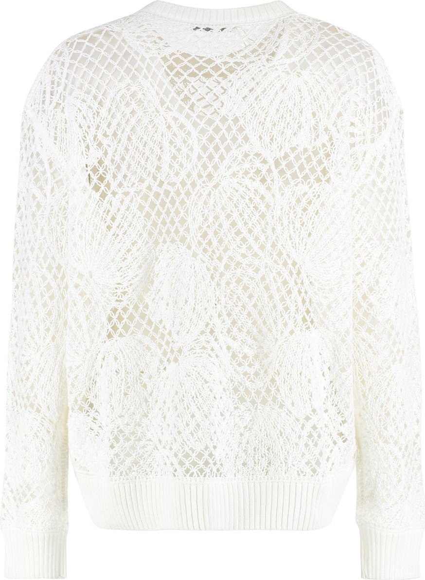 Farea Baumwoll-Pullover mit Rundhalsausschnitt