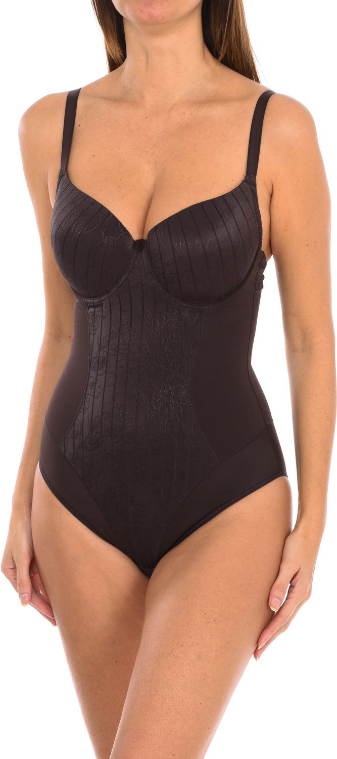 Wattierter Body mit Bügeln für Damen, Modell VANESA. Elegant, bequem und perfekte Passform.