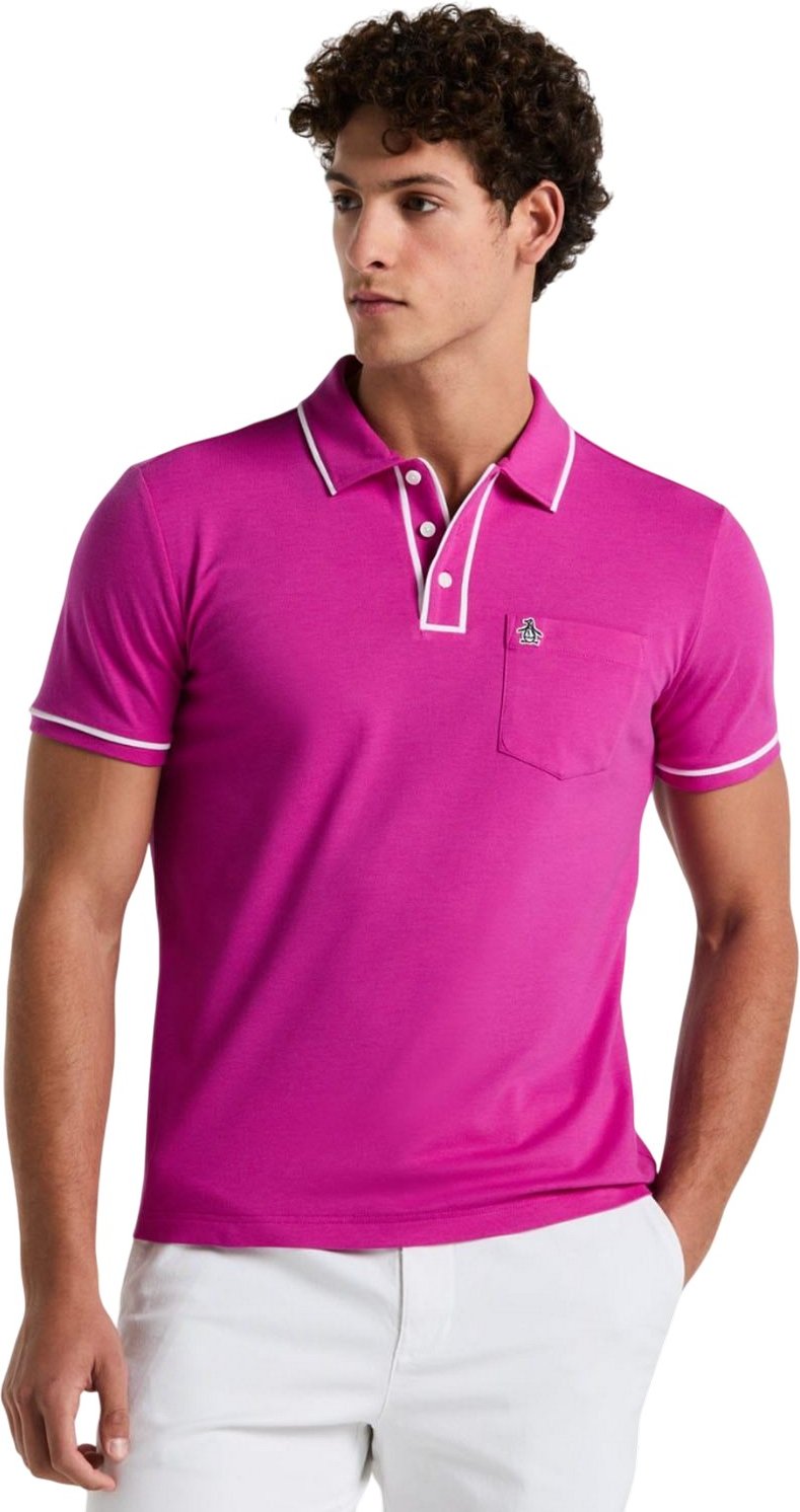 Original Penguin - "Earl" Poloshirt für Herren, Piqué (Violett)