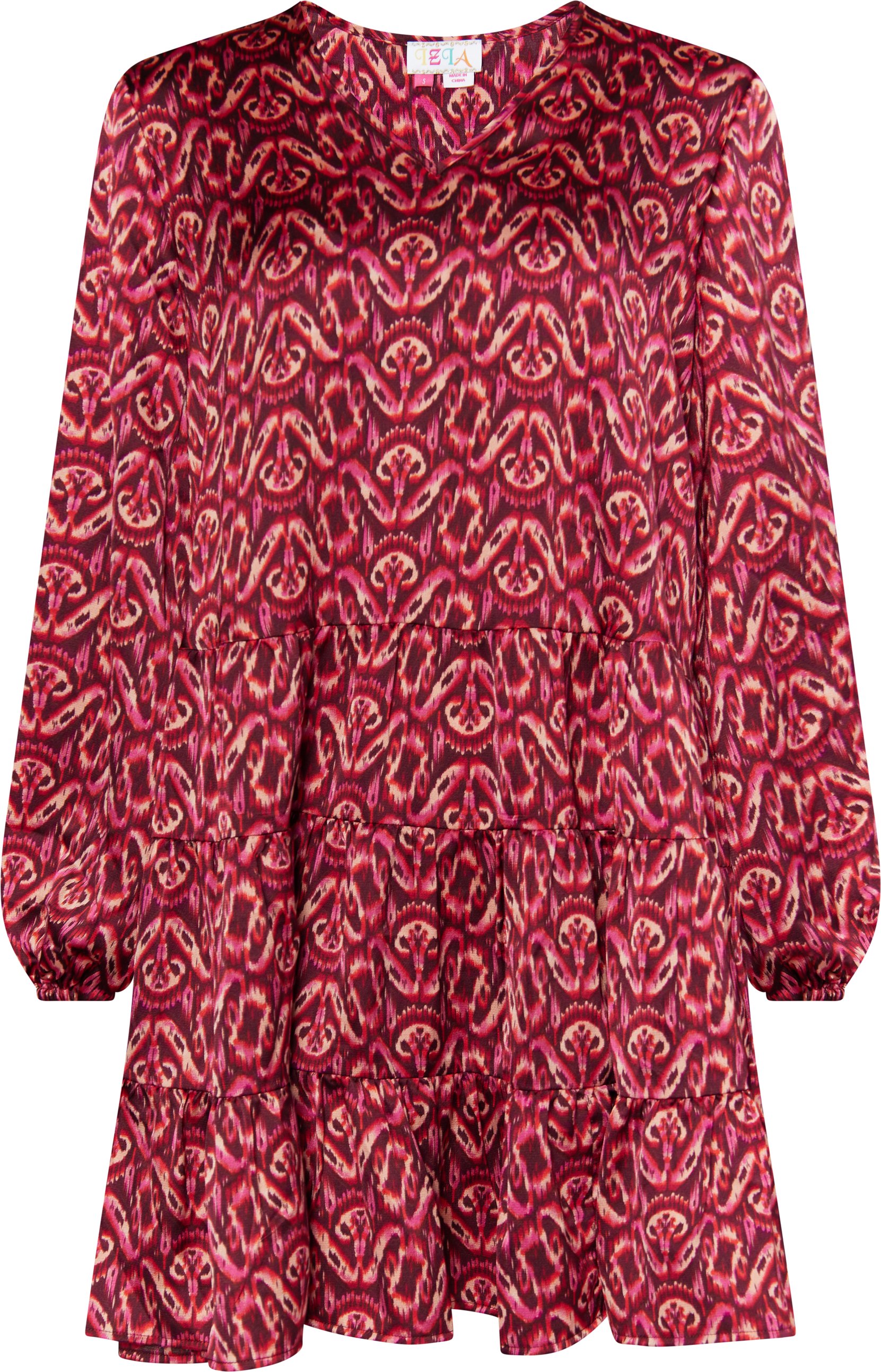 IZIA Kleid Damen Rosa Mehrfarbig