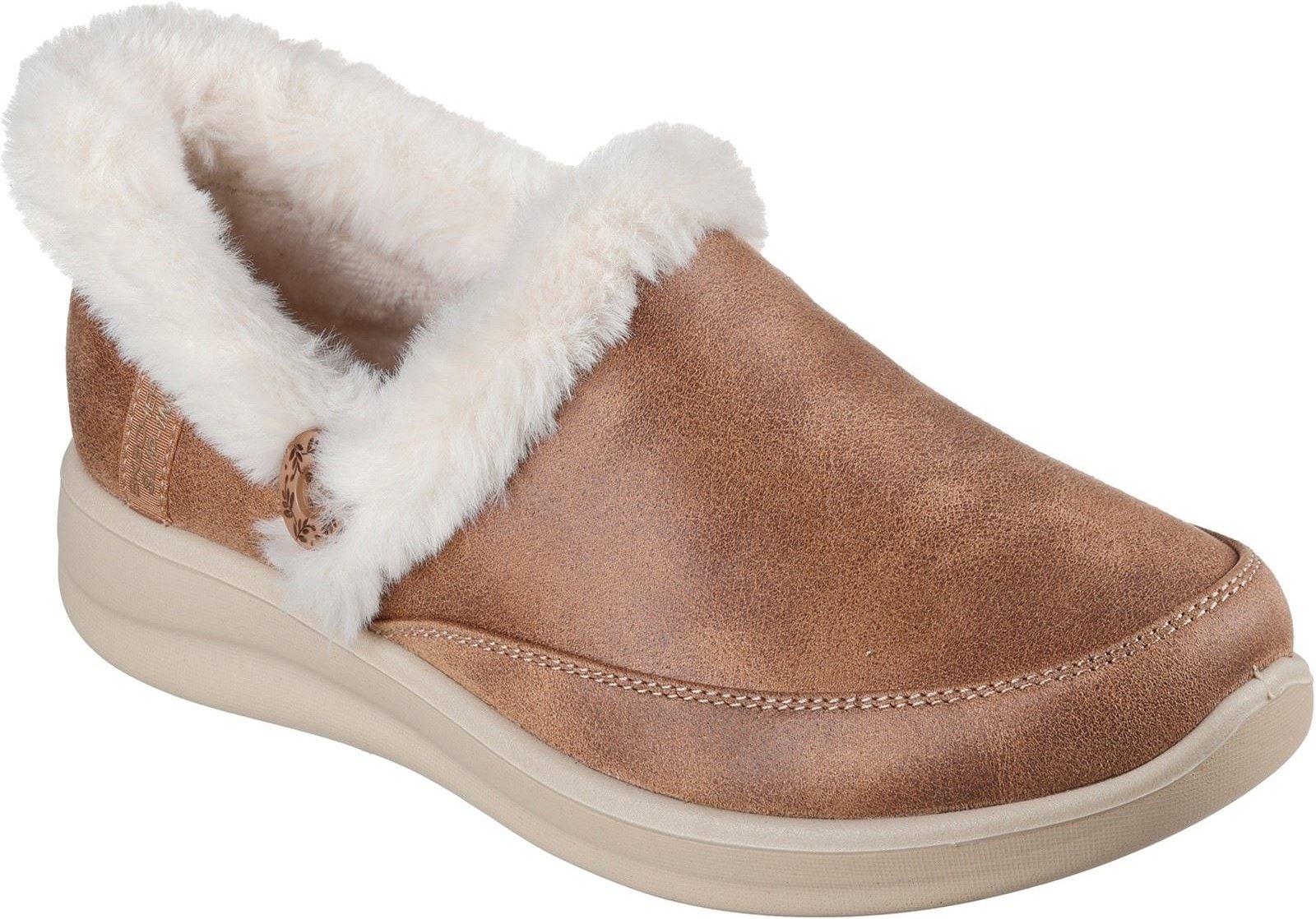 Skechers Cozy Escape Textil Damen Chestnut Hausschuhe
