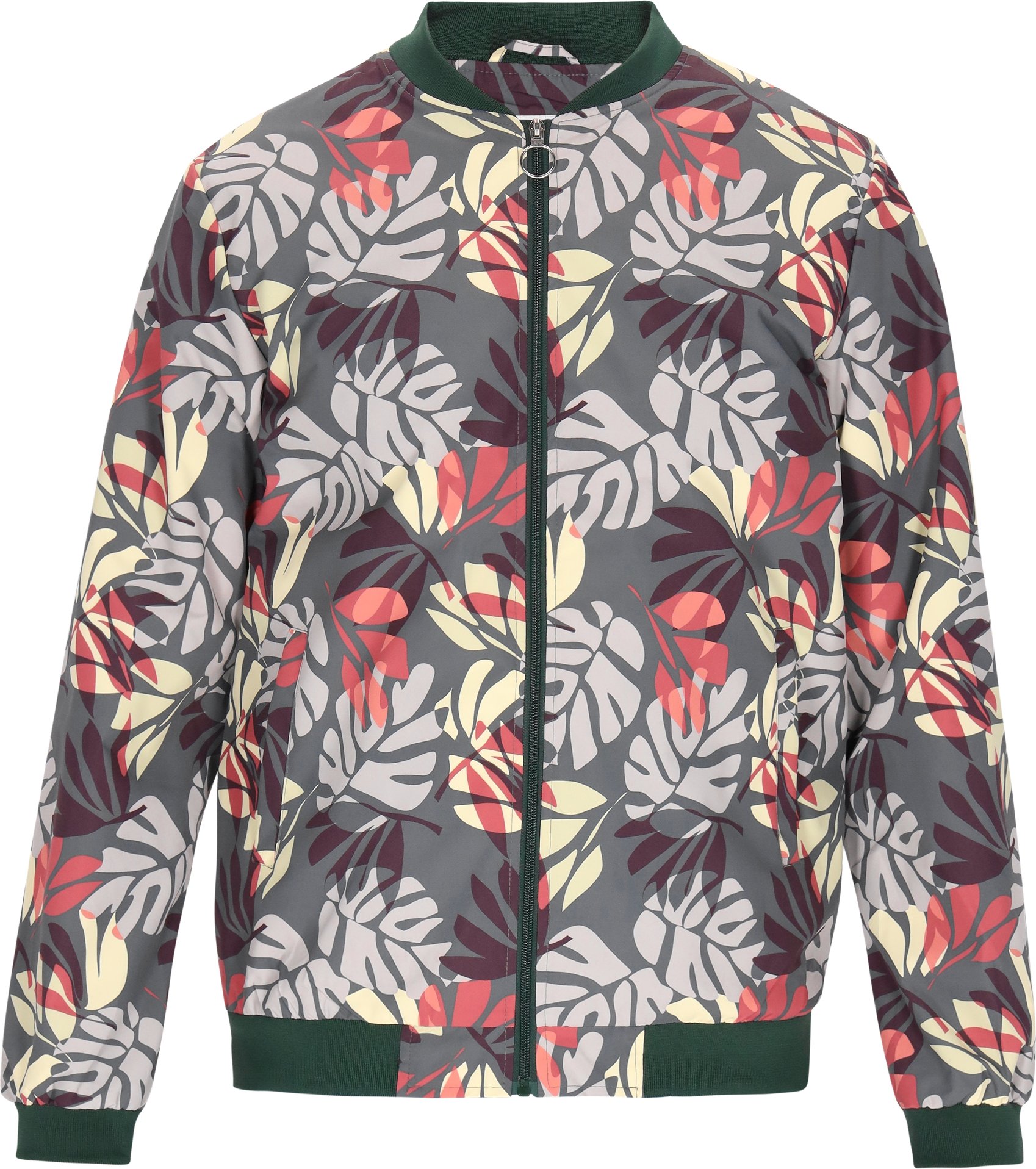 Mo Jacke Männer grau mehrfarbig