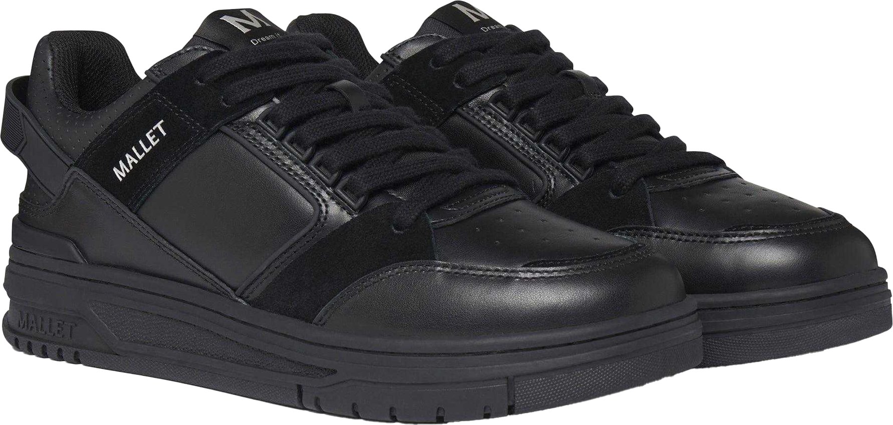 Thumbnail - Mallet - "Compton" Sneaker für Herren, Leder (Schwarz)