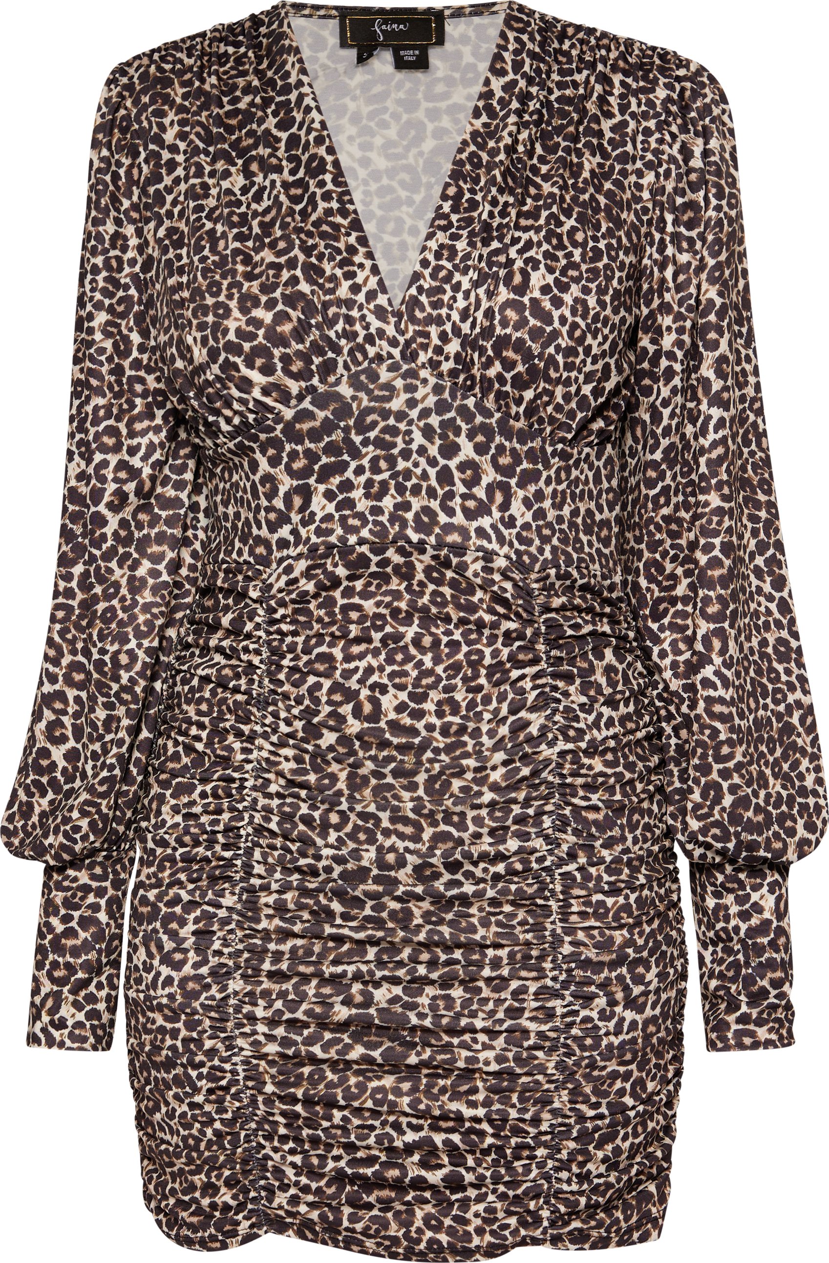 Faina langarm kleid Damen Beige