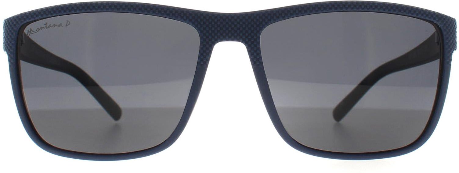 Thumbnail - Montana Rectangle Unisex Dunkelblau Rauch Polarisiert MP198