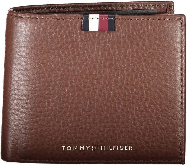 Tommy Hilfiger Braune Lederbörse