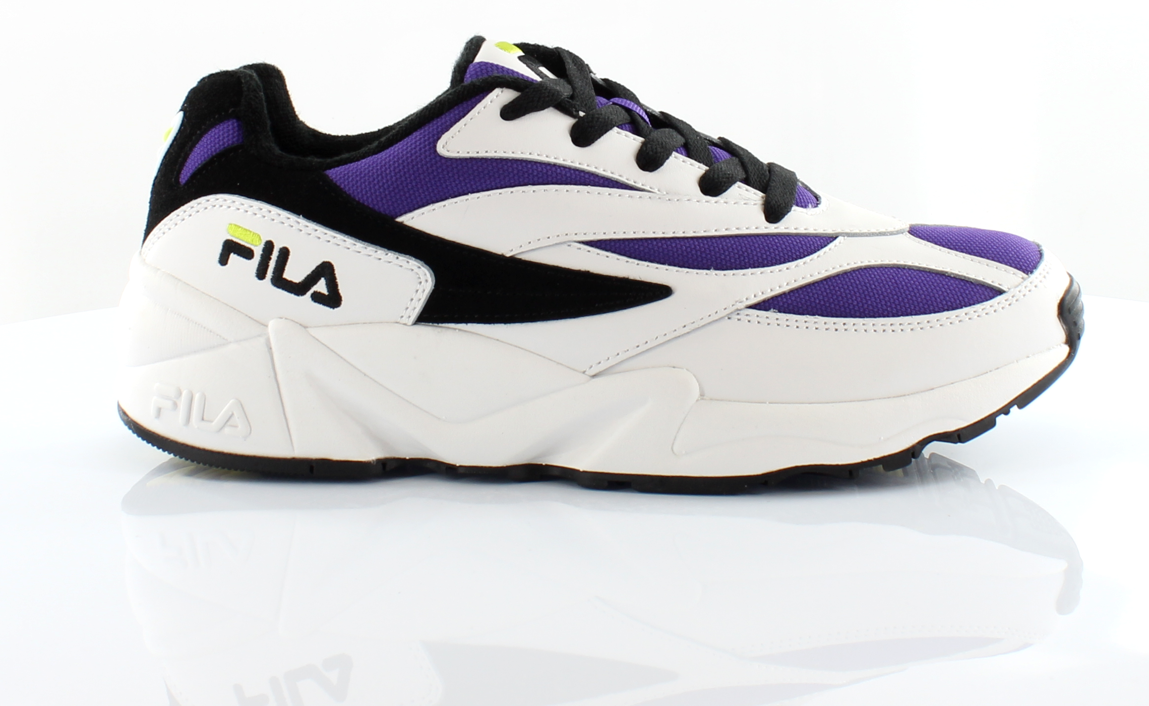 Fila V94m Low Mens White/Purple Trainer