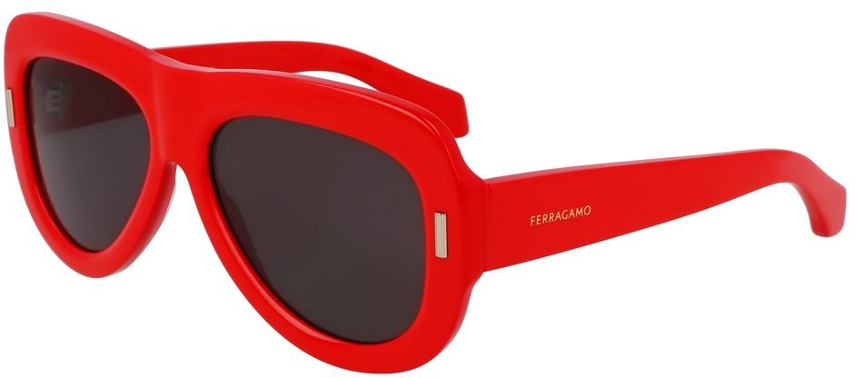 Rote Acetat-Sonnenbrille