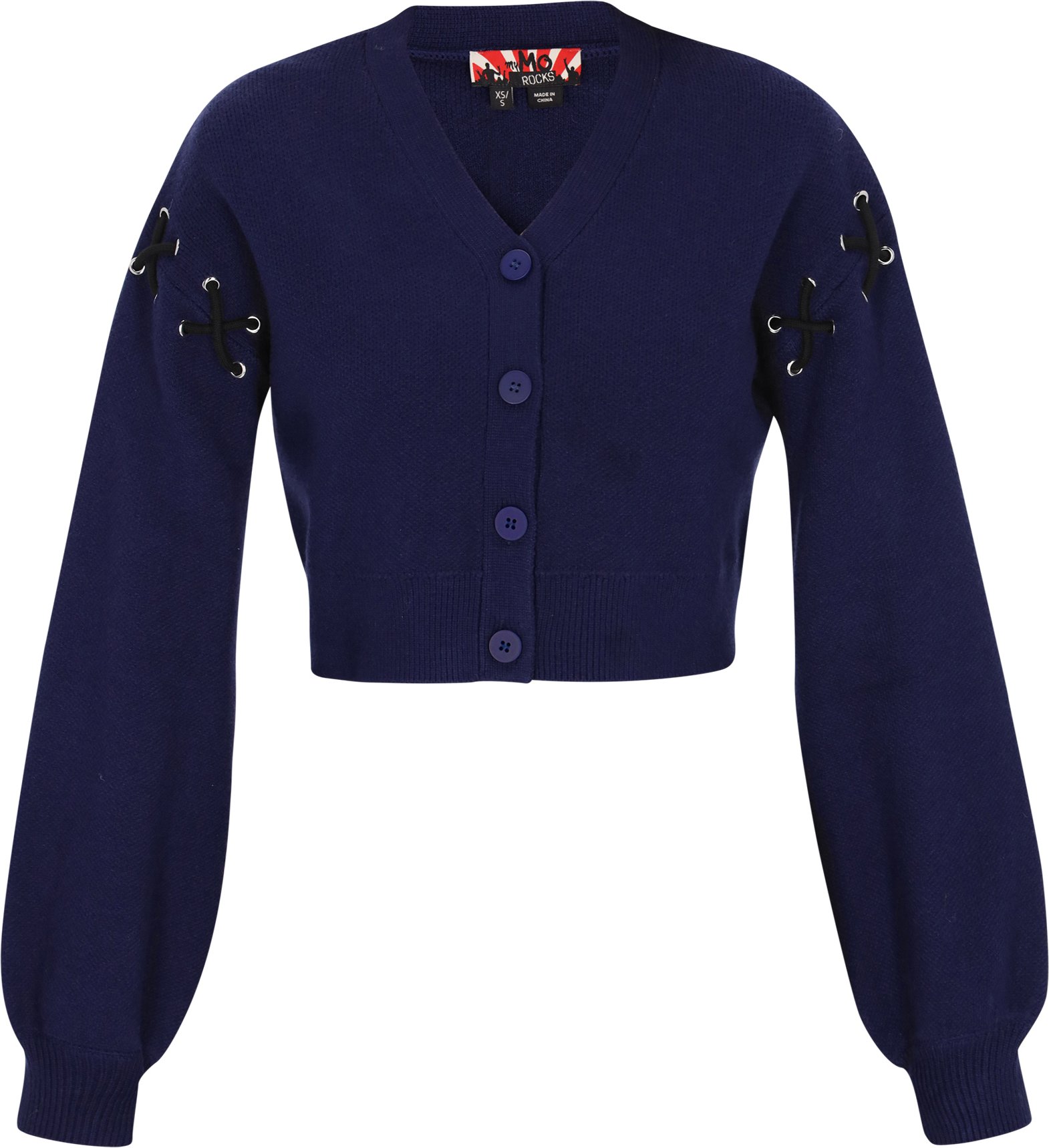 Mymo Strickjacke Frauen Marine