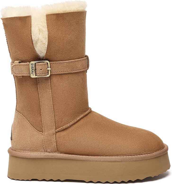 EVER AU Australien Damen Pinsel 3-Wege Stil Plattform Stiefeletten