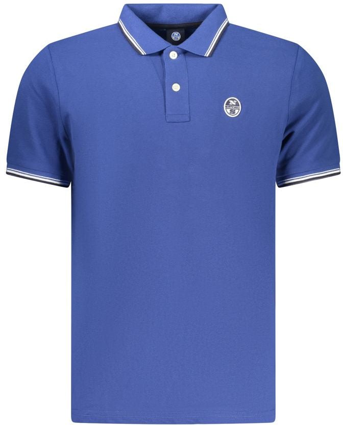North Sails Blauer Baumwoll-Polohemd für Herren