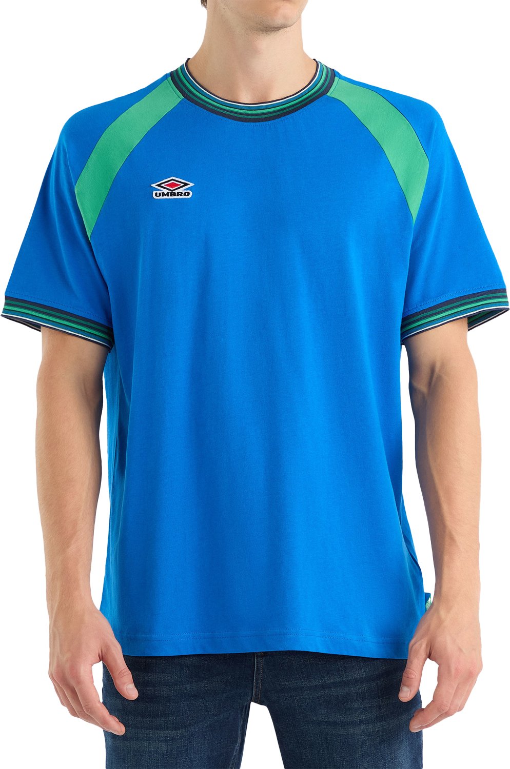 Thumbnail - Umbro - T-Shirt Verkleidet für Herren (Dunkelblau)