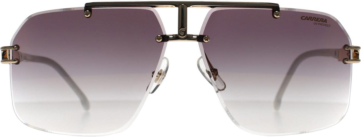 Carrera 1054/S VVP YK Gold Elfenbein Gold Spiegel auf Burgunder Farbverlauf Sonnenbrille