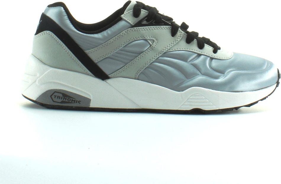 Thumbnail - Puma Trinomic R698 Matt & Shine Grey Textile Mens Schnürtrainer 359305 03