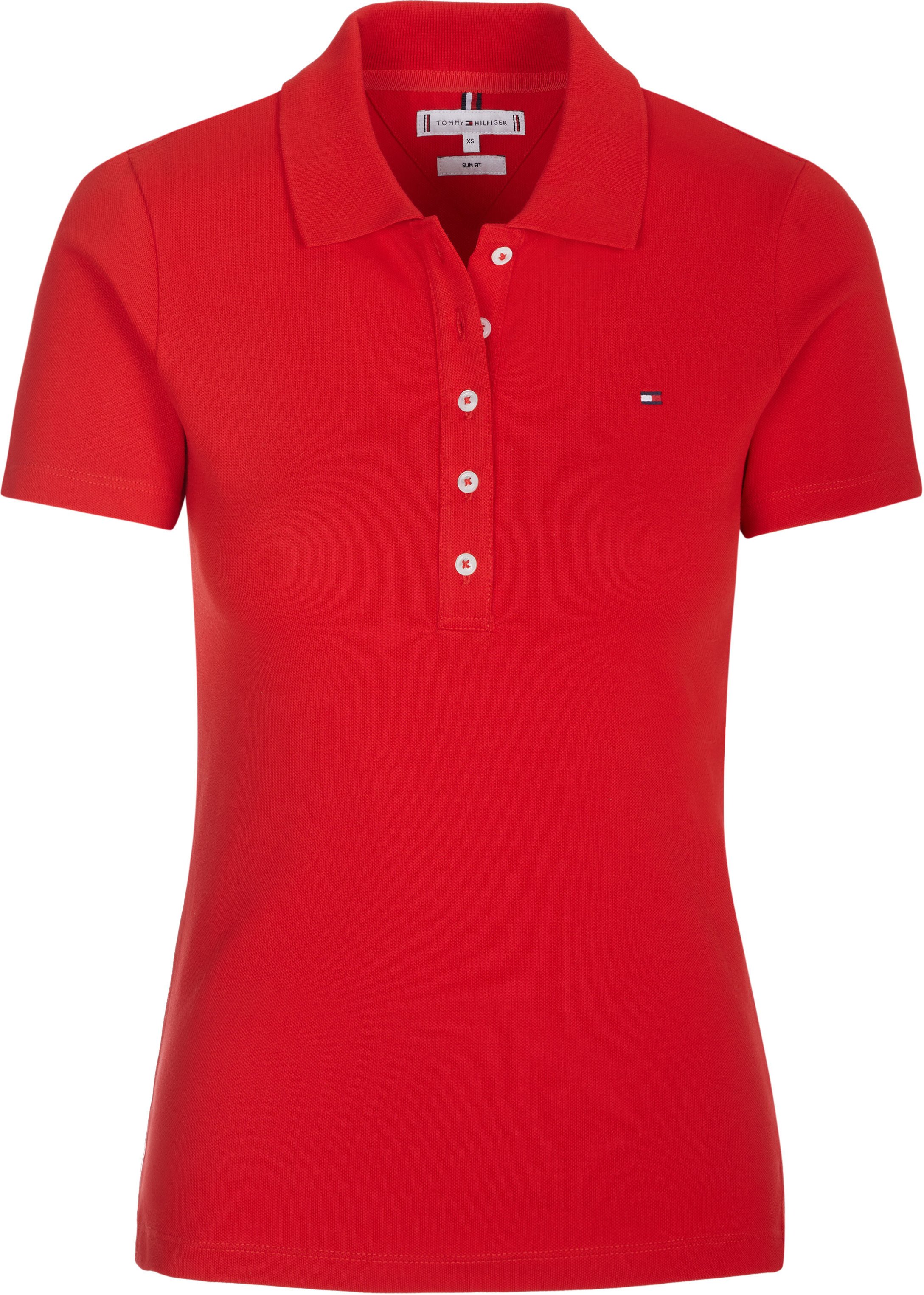 Thumbnail - Tommy Hilfiger 1985 SLIM PIQUE Polohemd rot
