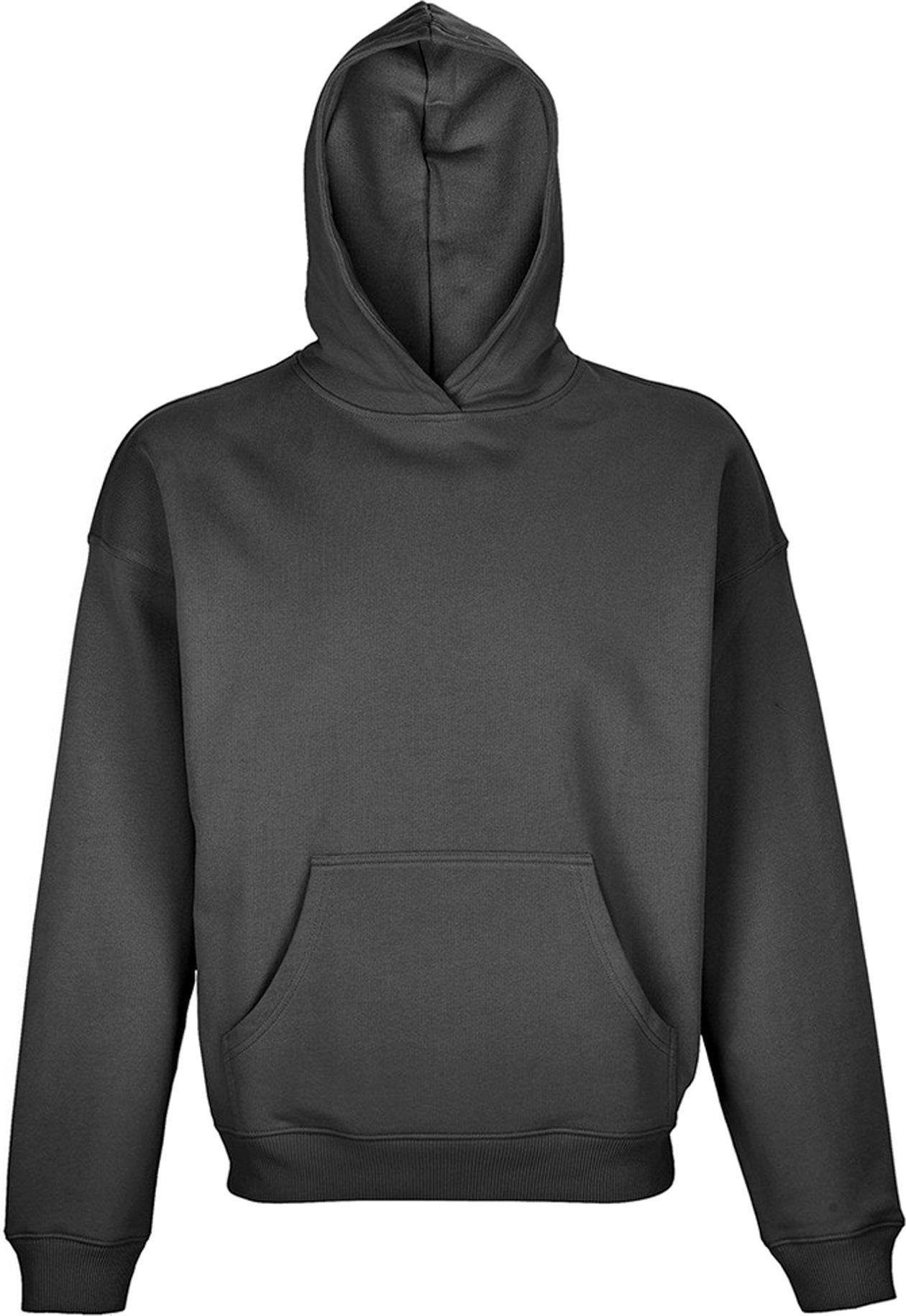 Thumbnail - SOLS Unisex-Erwachsene Connor Organic Oversized Hoodie (Mausgrau)