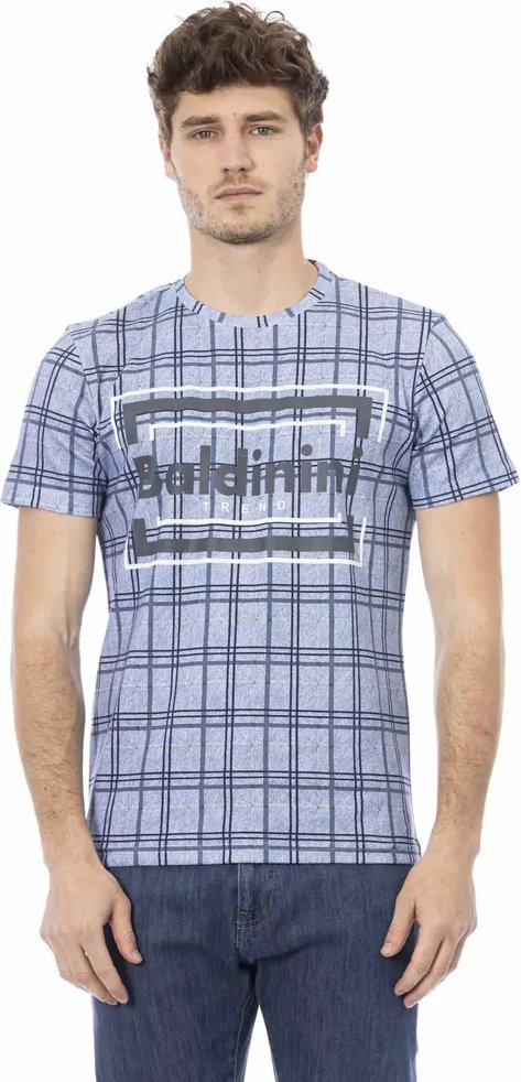 Karo-Druck T-Shirt im lässigen Stil