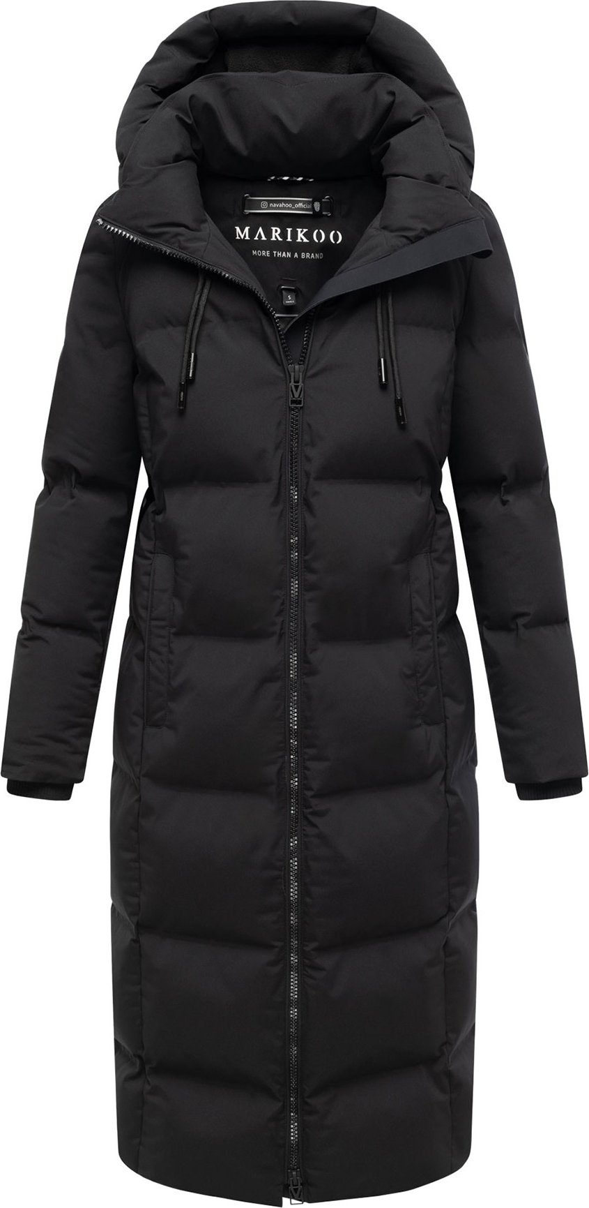 Marikoo Damen Winter Steppmantel Tikoraa mit abnehmbarer Kapuze