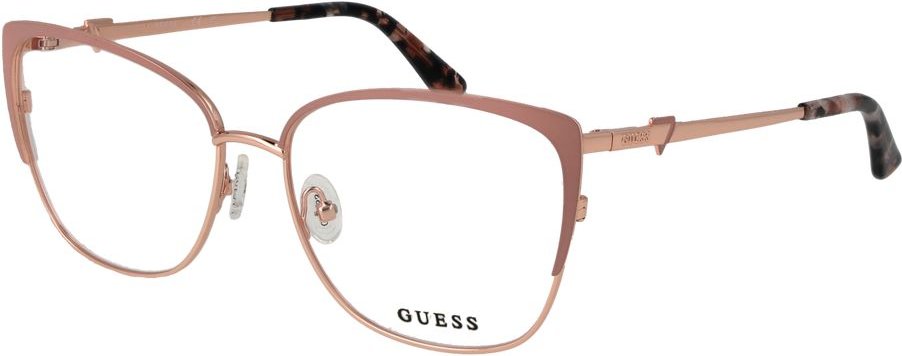 Rosé-Gold Metallrahmen Brille
