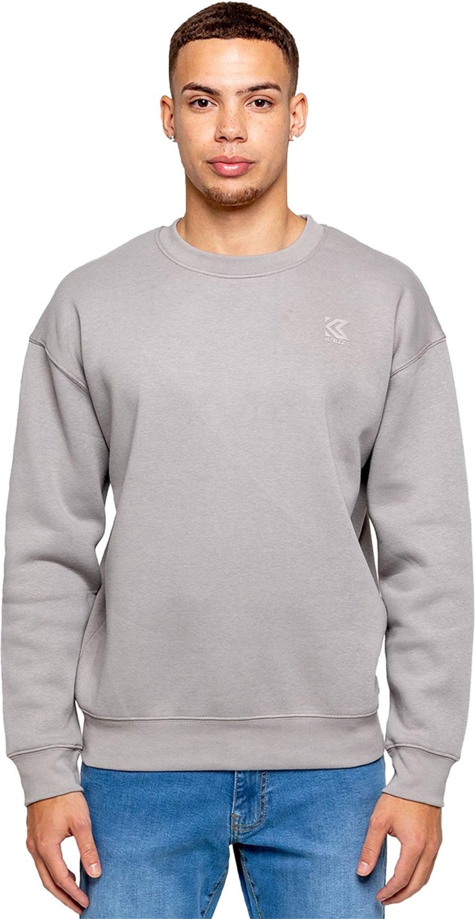 Kruze | Herren Oversized Sweatshirt mit Rundhalsausschnitt